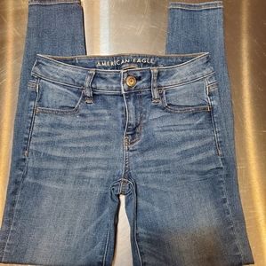 American Eagle 0short ne(x)t level stretch jeggings